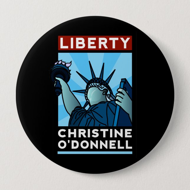 Amerikaner-Freiheit Christine O'Donnell 2010 Button (Vorderseite)