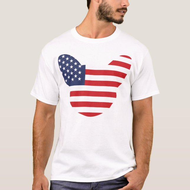 Amerikaner Frenchie T-Shirt (Vorderseite)