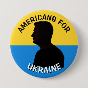 Amerikaner für die Ukraine   Zelenskyy Support Button