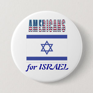 Amerikaner für Israel-Knopf Button