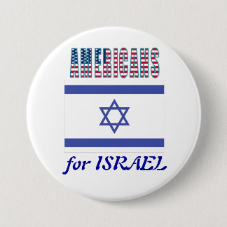 Amerikaner für Israel-Knopf Button