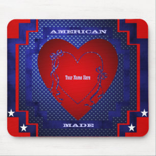 Amerikaner gemacht mousepad