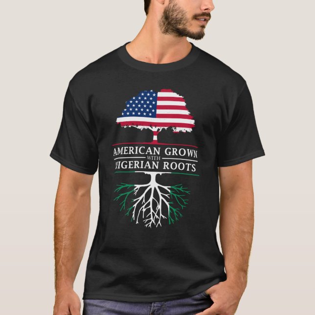 Amerikaner gewachsen mit nigerischen Wurzeln   T-Shirt (Vorderseite)