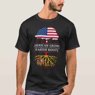 Amerikaner gewachsen mit Spanisch-Wurzel-   T-Shirt