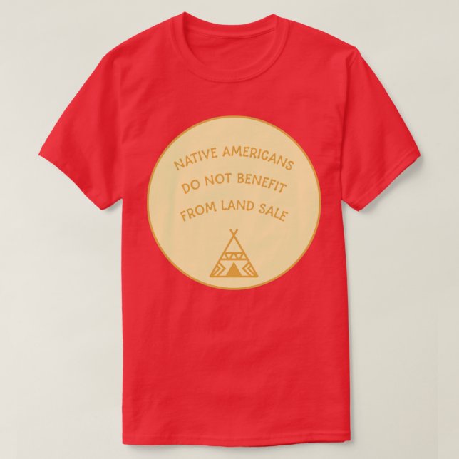 Amerikaner im eigenen Land zurück T-Shirt (Design vorne)