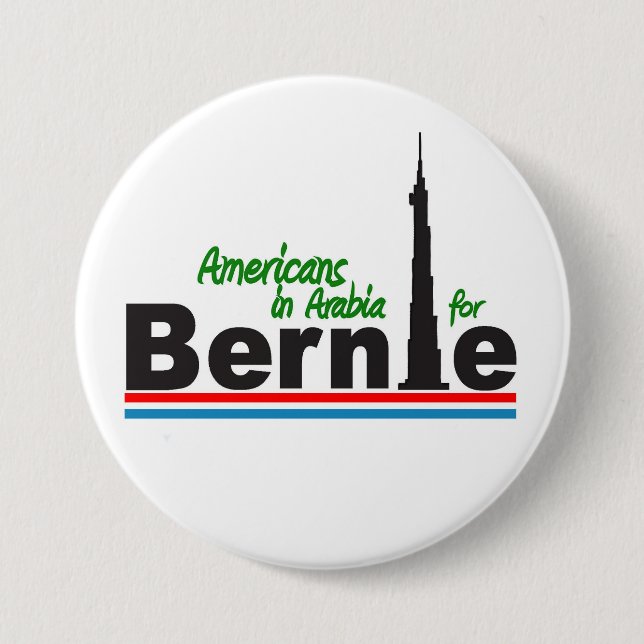 Amerikaner in Arabien für Bernie Button (Vorderseite)