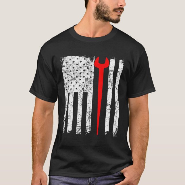 Amerikaner Ironist T-Shirt (Vorderseite)