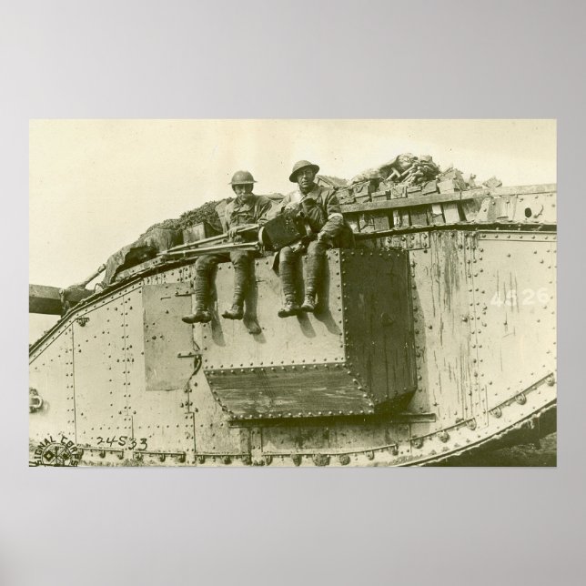 Amerikaner mit der Marke I Poster (Vorne)