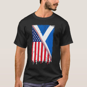 Amerikaner mit schottischen Roots aufgewachsen mit T-Shirt