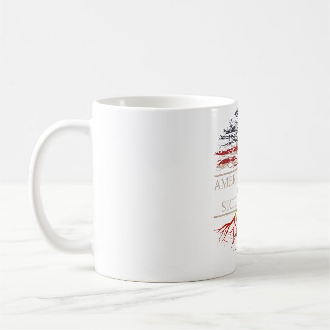 Amerikaner mit sizilianischen Wurzeln Kaffeetasse (Links)