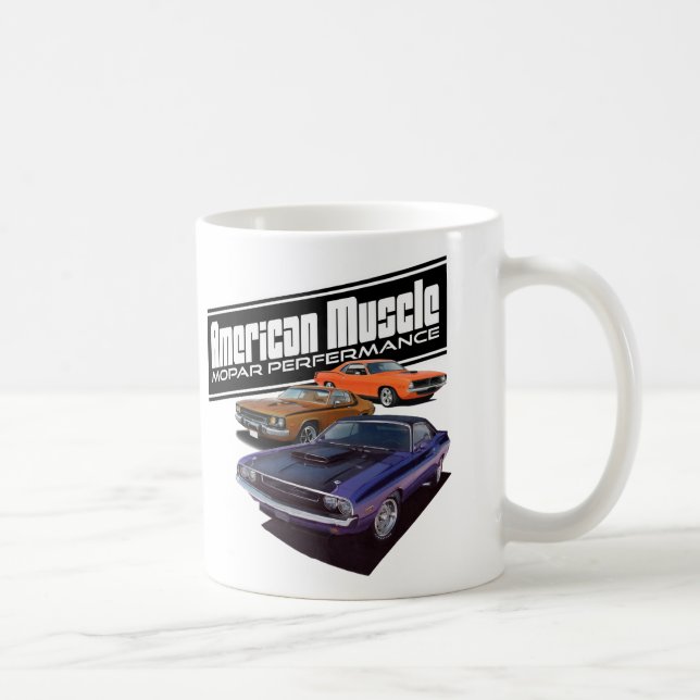 Amerikaner Mopar Muskel Kaffeetasse (Rechts)