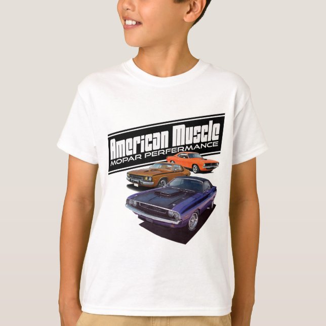 Amerikaner Mopar Muskel T-Shirt (Vorderseite)