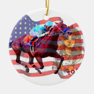 Amerikaner Pharoah 2015 Keramik Ornament
