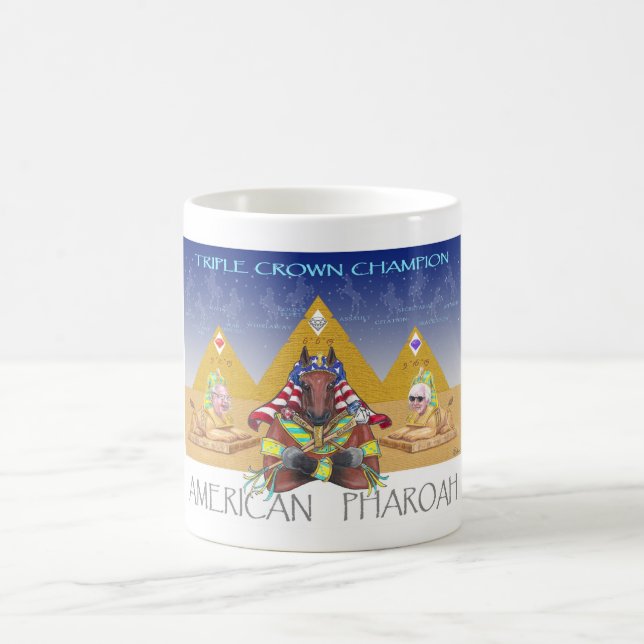 Amerikaner Pharoah dreifache Kronen-Tribut-Tasse Tasse (Mittel)