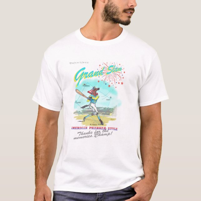 Amerikaner Pharoah Grand Slam-Tribut T-Shirt (Vorderseite)