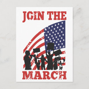 Amerikaner protestieren gegen die Wall Street und  Postkarte