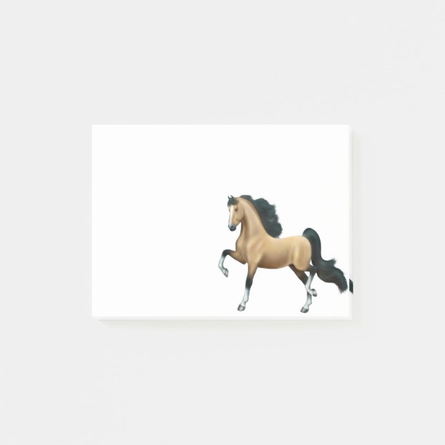 Amerikaner Saddlebred Gaited Post-it Klebezettel (Vorderseite)
