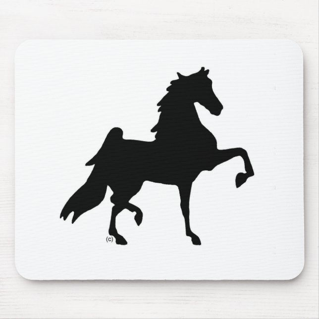 Amerikaner Saddlebred Pferd Mousepad (Vorne)