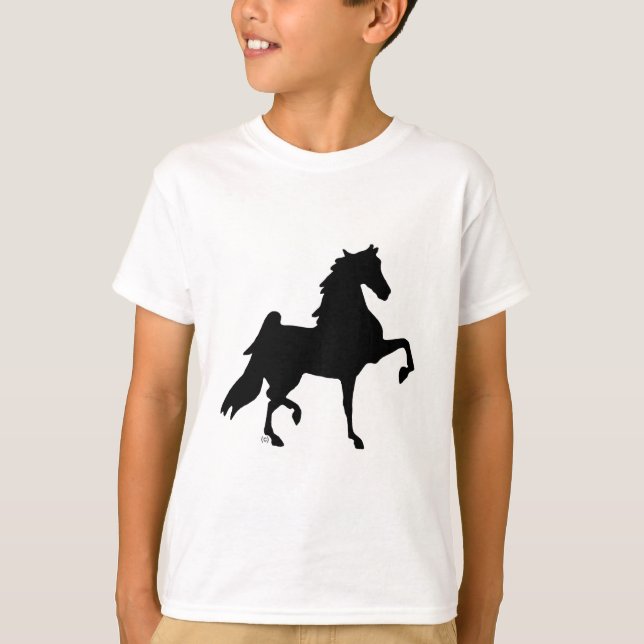 Amerikaner Saddlebred Pferd T-Shirt (Vorderseite)