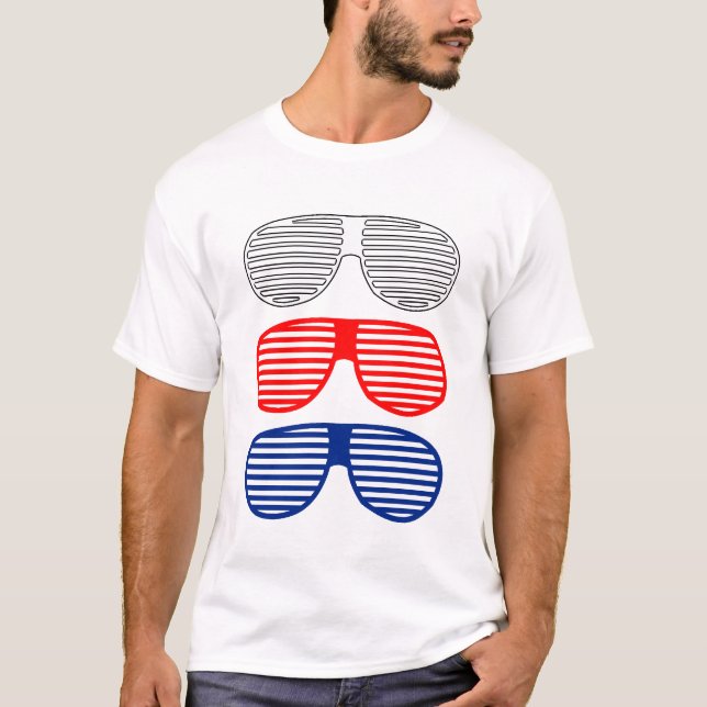 Amerikaner schattiert Shirt (Vorderseite)