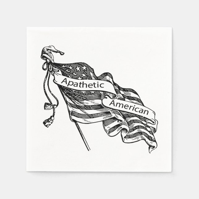 Amerikaner Serviette (Vorderseite)