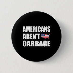 Amerikaner Sind Nicht Garge Trump 2024 T-Shirt Tru Button
