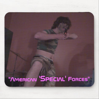 "Amerikaner, "Special", Kräfte" - besonders Mousepad