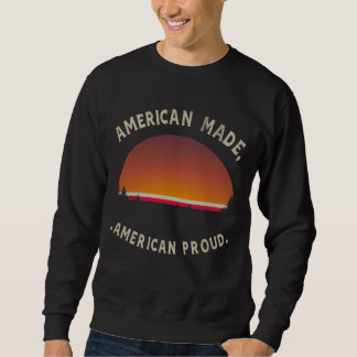 Amerikaner stolz gemacht sweatshirt
