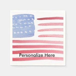 Amerikaner USA-Flagge Serviette