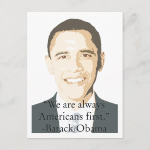 Amerikaner zuerst postkarte