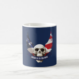 Amerikaner zum Knochenhaufen Kaffeetasse