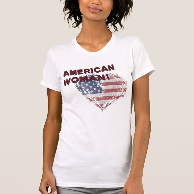 Amerikanerin T-Shirt (Vorderseite)