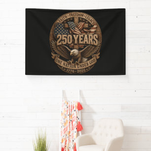 Amerikanisch 1776 2026 250. 4. Juli Unabhängigkeit Banner