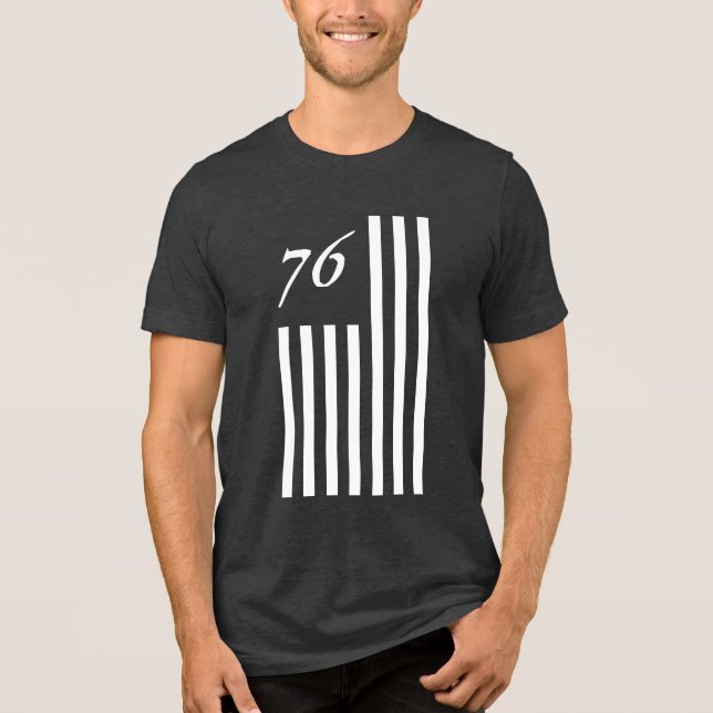 Amerikanisch 1776  Tri-Blend shirt (Vorderseite)