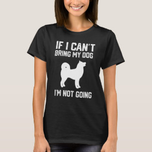 Amerikanisch Akita, wenn ich meinen Hund nicht mit T-Shirt