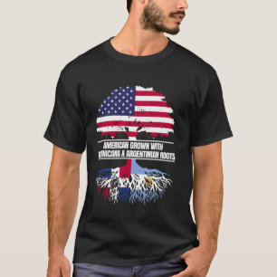 Amerikanisch angebaut mit Flaggen-Heritage Dominik T-Shirt