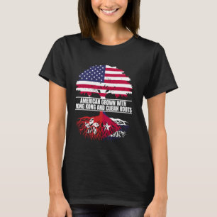 Amerikanisch angebaut mit Flaggen-Heritage Hongkon T-Shirt