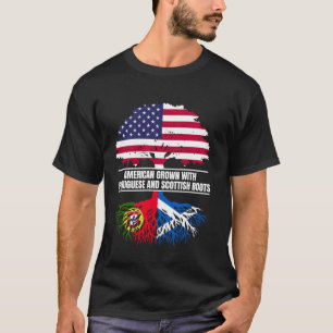 Amerikanisch angebaut mit Flaggen-Heritage Portugi T-Shirt