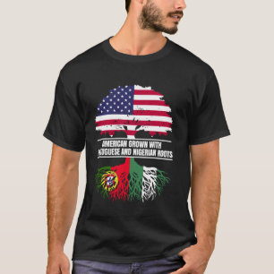Amerikanisch angebaut mit Flaggen-Heritage Portugi T-Shirt