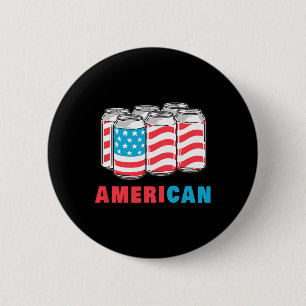 Amerikanisch angebaute afrikanische Wurzeln USA-Fl Button