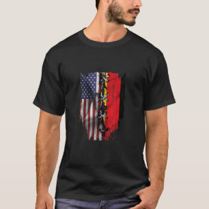 Amerikanisch angebaute deutsche Wurzeln USA Deutsc T-Shirt