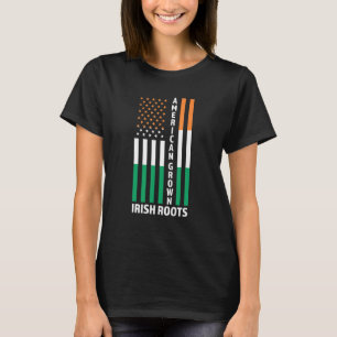 Amerikanisch angebaute irische Wurzeln Irland Iris T-Shirt