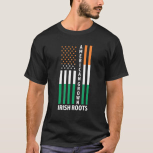 Amerikanisch angebaute irische Wurzeln Irland Iris T-Shirt