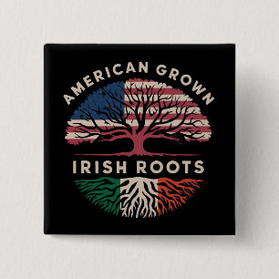 Amerikanisch angebaute irische Wurzeln St. Patrick Button