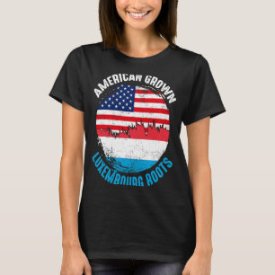 Amerikanisch angebaute Luxemburger Wurzeln Vintage T-Shirt