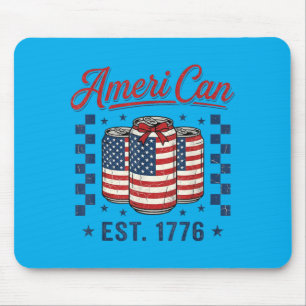 Amerikanisch Est 1776 Lustig Patriotisch 4. Juli U Mousepad