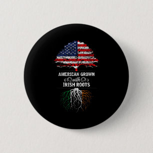 Amerikanisch gewachsen mit irischen Wurzeln 4. Jul Button