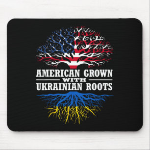 Amerikanisch Gewachsen Mit Ukrainischen Wurzeln Ba Mousepad