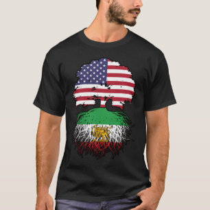 Amerikanisch gewachsene iranische Wurzeln Löwe und T-Shirt