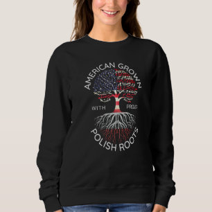 Amerikanisch gewachsene polnische Wurzeln Polen US Sweatshirt